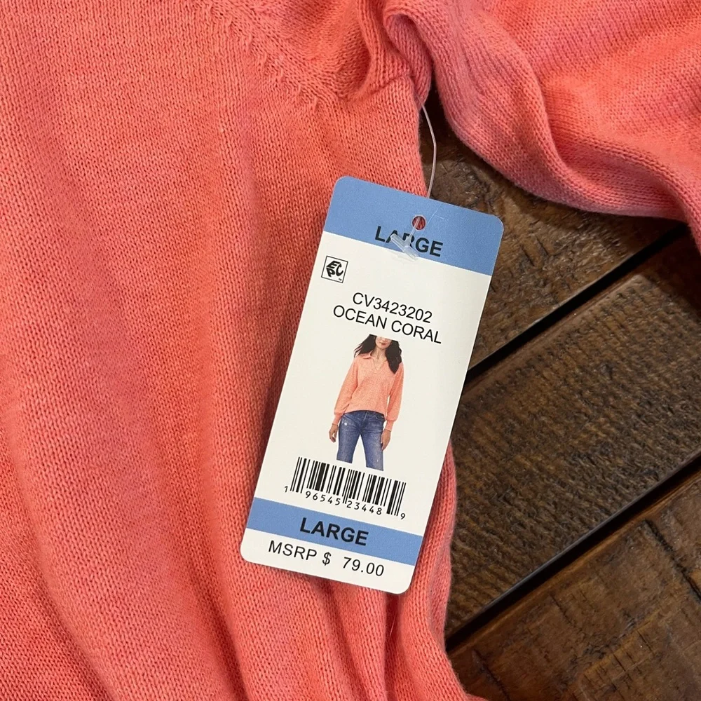 Vince Camuto Coral Knit Top - Picture 3 of 3